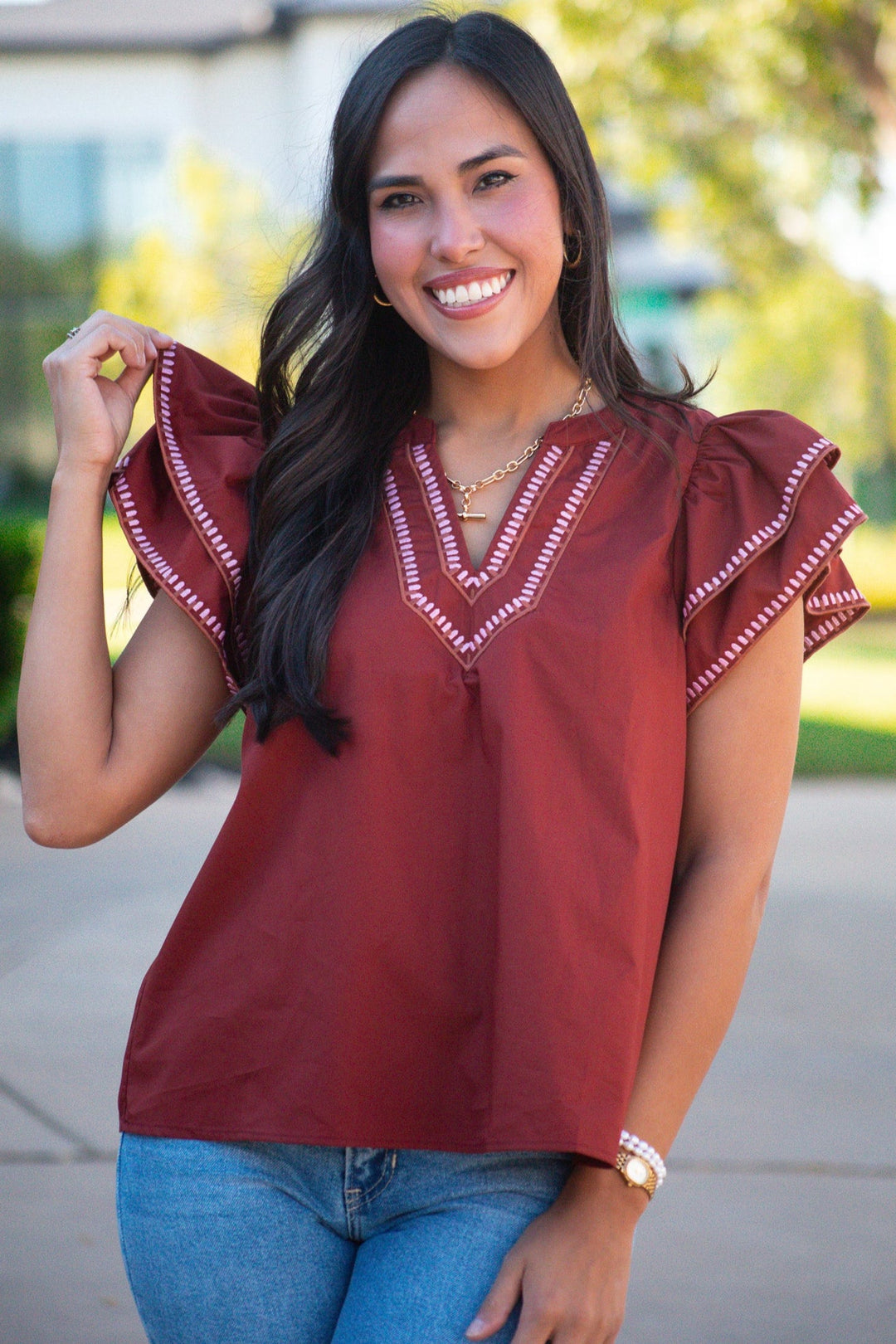 トップス MURRAL Flutter tulle bustier (Black) P00754831.jpg