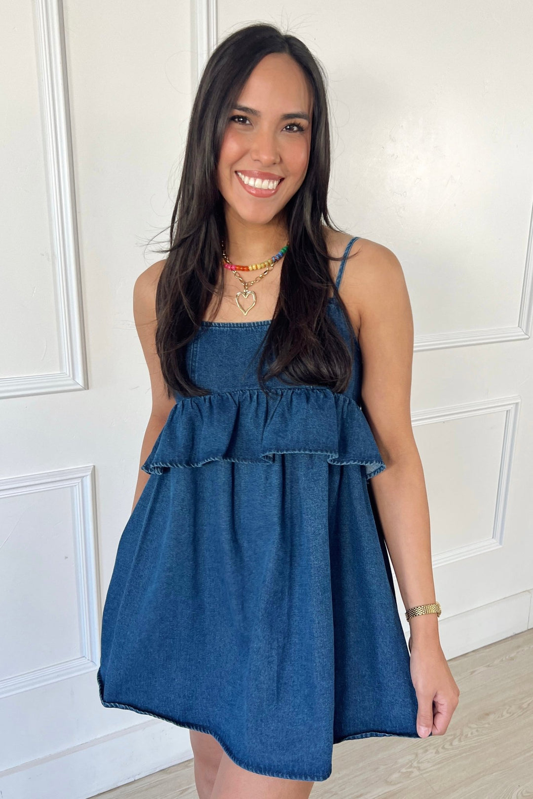 The Bluebell Breeze Denim Dress – Apricot Lane Boutique